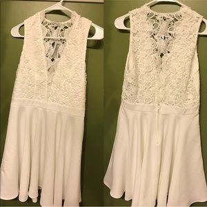 White lace dress— perfect for bridal shower! NWT